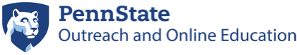 Penn State Outreach and Online Education Logo